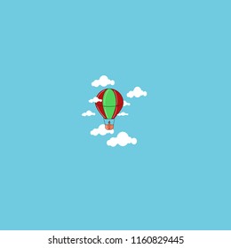 air ballon sky