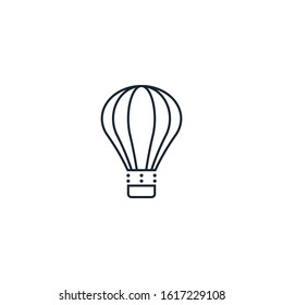 Air balloon creative icon. From Travel icons collection. Isolated Air balloon sign on white background