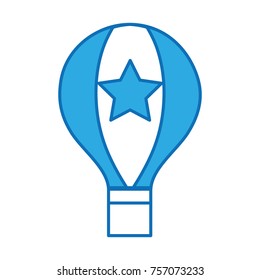 air balloon fly travel design
