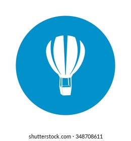 Air balloon icon. 