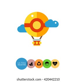 Air balloon icon
