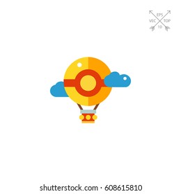 Air balloon icon