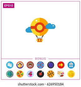 Air balloon icon