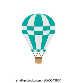 plantilla de diseño de icono de globo aerostático vector ilustración aislada
