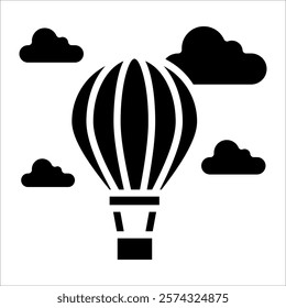 Air Balloon Icon Element For Design