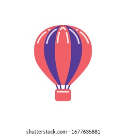 Air Balloon icon. Graphic element illustration on white background.