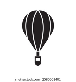 Air balloon icon illustration flat