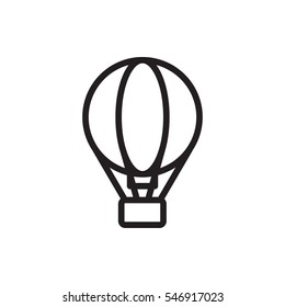 air balloon icon illustration isolated vector sign symbol