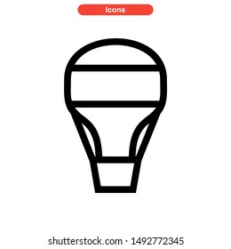 air balloon icon isolated sign symbol vector illustration - high quality black style vector icons
