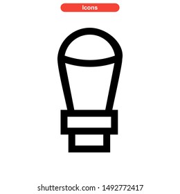 air balloon icon isolated sign symbol vector illustration - high quality black style vector icons
