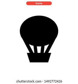 air balloon icon isolated sign symbol vector illustration - high quality black style vector icons
