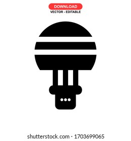 air balloon icon or logo isolated sign symbol vector illustration - high quality black style vector icons
