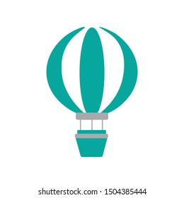 air balloon icon logo vector