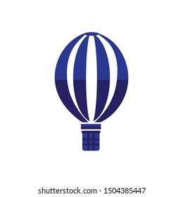 air balloon icon logo vector