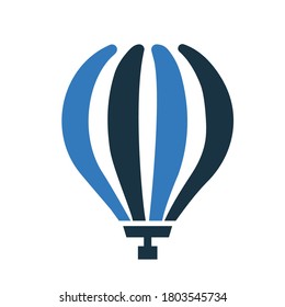 Air, balloon icon. Simple vector on isolated white background