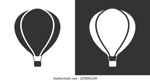 Air Balloon Icon Vector
