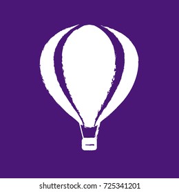 air balloon icon vector