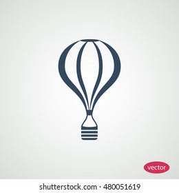 The air balloon icon, vector best flat icon, EPS