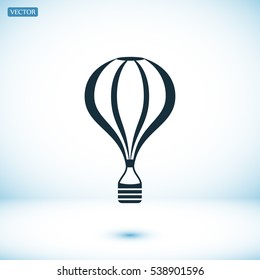 The air balloon icon, vector best flat icon, EPS