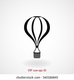 The air balloon icon, vector best flat icon, EPS