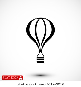 The air balloon icon, vector best flat icon, EPS