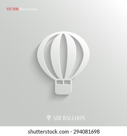 Air Balloon icon - vector concept background