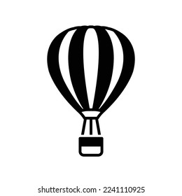 air balloon icon vector design template in white background