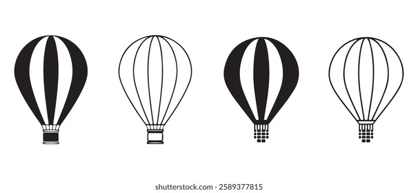 Air balloon icon vector design