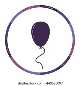 Air balloon icon, vector design element