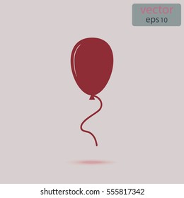 Air balloon icon, vector design element