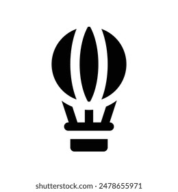 air balloon icon. vector glyph icon for your website, mobile, presentation, and logo design.