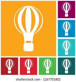 Air balloon Icon  Vector illustration