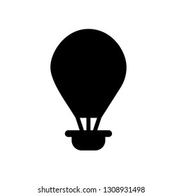 Air balloon icon, vector illustration. Flat design style. vector air balloon icon illustration isolated on white background, air balloon icon Eps10. air balloon icons graphic design vector symbols.
