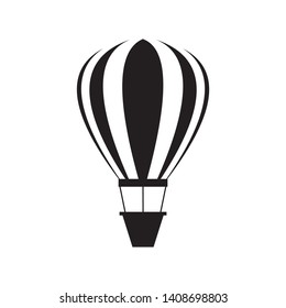 Air balloon icon, vector illustration.