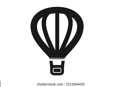 Air balloon icon vector isolated