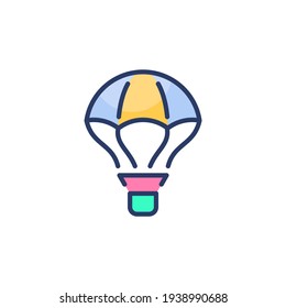 Air Balloon icon in vector. Logotype