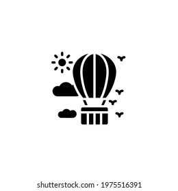 Air Balloon icon in vector. Logotype