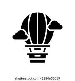 air balloon icon for your website, mobile, presentation, and logo design.