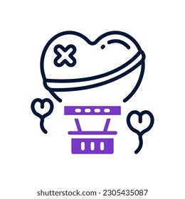 Luftballon-Symbol für Ihre Website, Ihr Handy, Ihre Präsentation und Ihr Logo-Design.