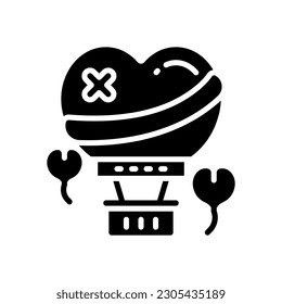 air balloon icon for your website, mobile, presentation, and logo design.