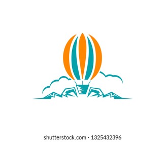 Air Balloon Logo Template