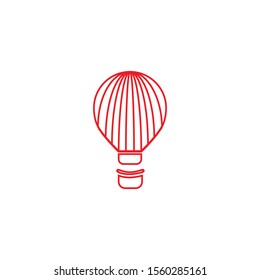 air balloon logo template design