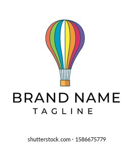 Air Balloon Logo Template icon