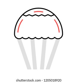 air balloon  parachute  fly 