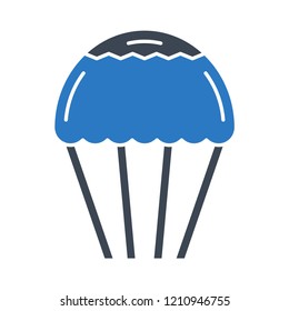 air balloon  parachute  fly 