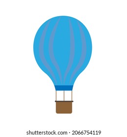 
Air balloon simple clip art vector.