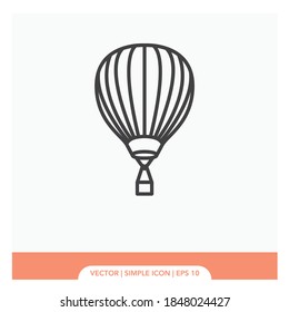 Air balloon Symbol Icon Vector Illustration