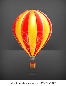 Air balloon, vector