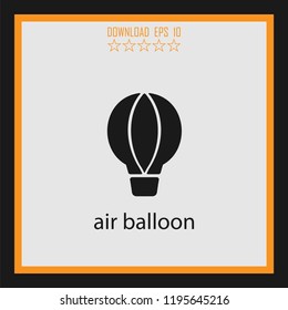 air balloon  vector icon