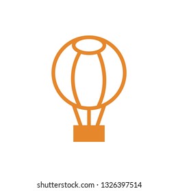 Air balloon vector icon